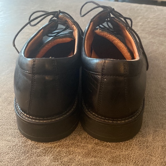 Bostonian Strada Black Leather Oxford Mens Dress Shoes, Size 9 1/2 M - Picture 2 of 8